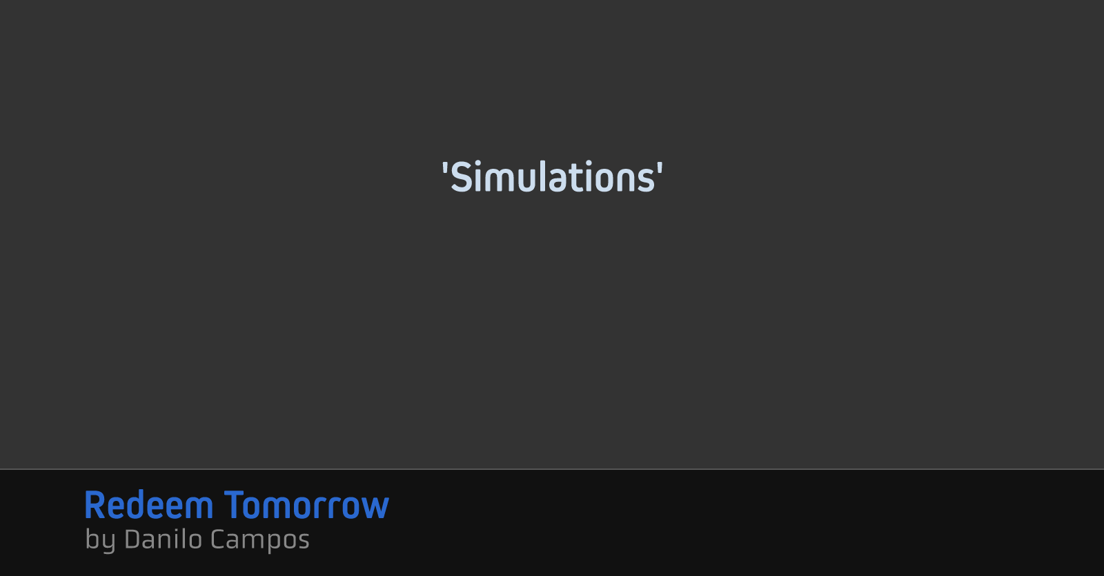 'Simulations'